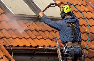 Démoussage et hydrofuge de toiture à Tolla